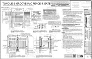 How To Install a PVC Fence & Gate - Engineering Plans